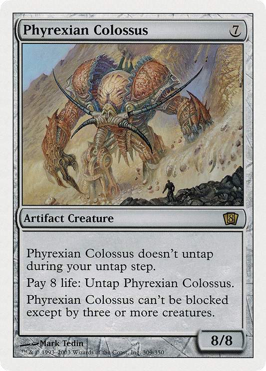 Phyrexian Colossus (8ED-309★) (Foil)