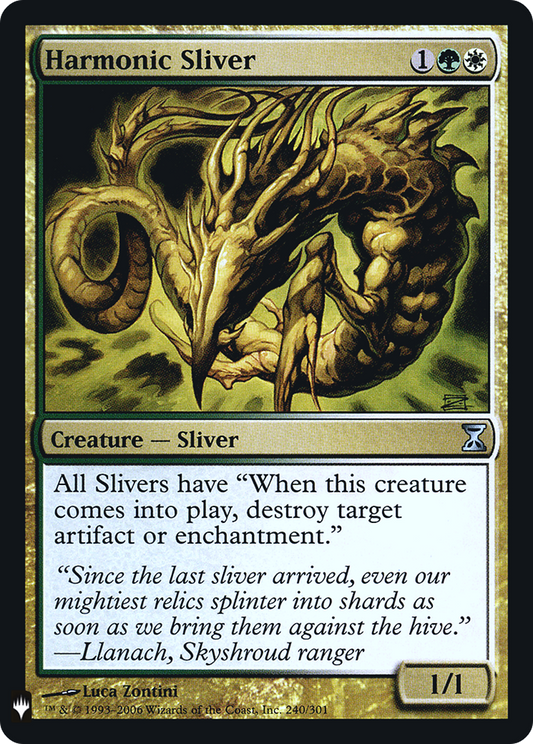 Harmonic Sliver (LIST-TSP-240) (Foil)