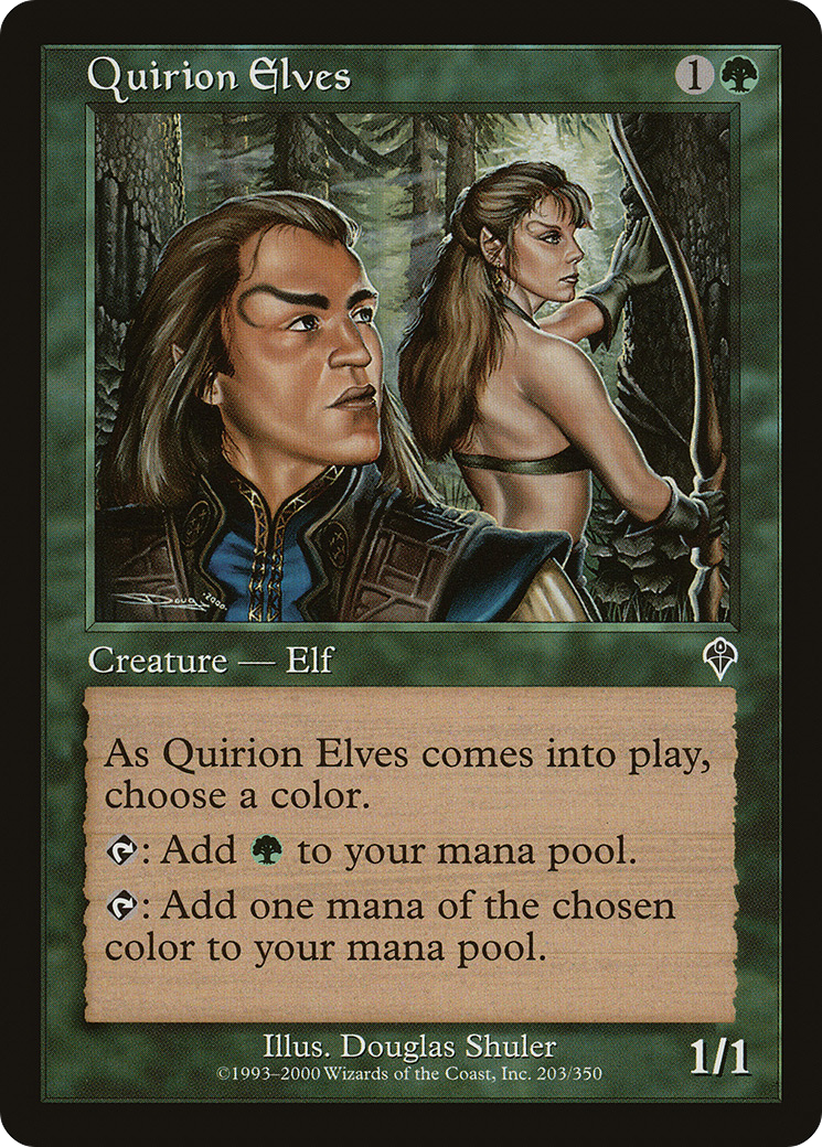 Quirion Elves (INV-203) (Foil)