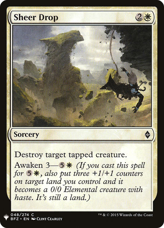 Sheer Drop (LIST-BFZ-48)