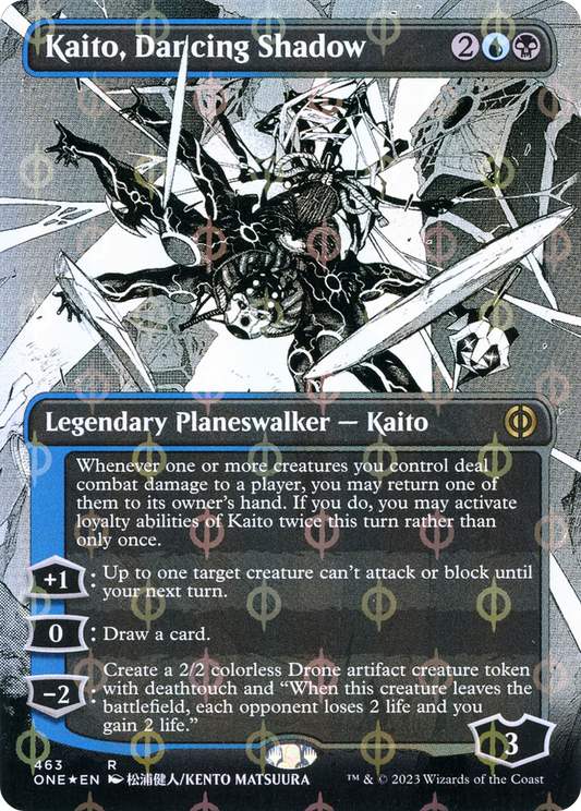 Kaito, Dancing Shadow (ONE-463) (Showcase) (Borderless) (Compleat Foil)