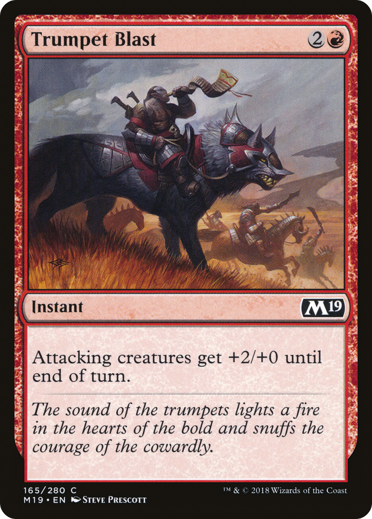 Trumpet Blast (M19-165) (Foil)