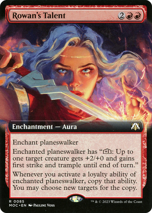 Rowan's Talent (MOC-085) (Extended Art) (Foil)