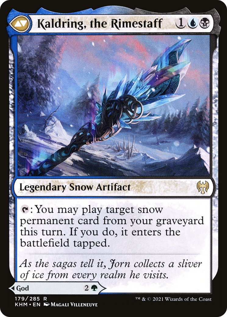 Jorn, God of Winter // Kaldring, the Rimestaff (KHM-179) (Foil)