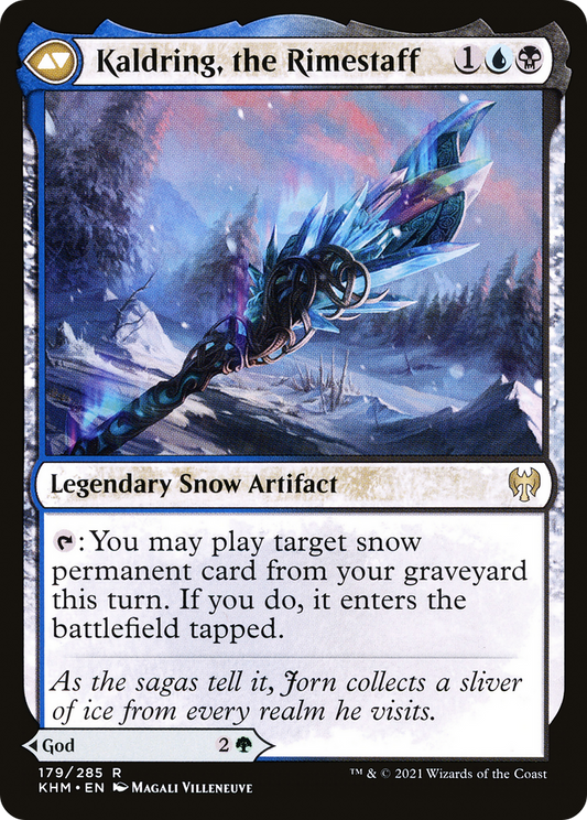 Jorn, God of Winter // Kaldring, the Rimestaff (KHM-179) (Foil)