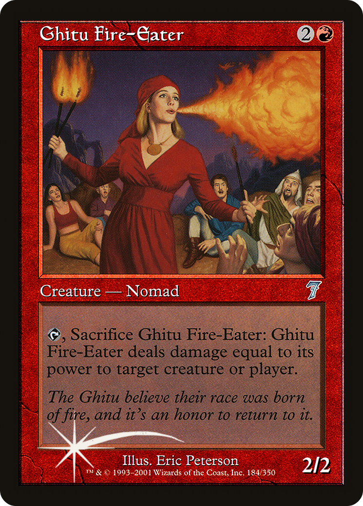 Ghitu Fire-Eater (7ED-184★) (Foil)