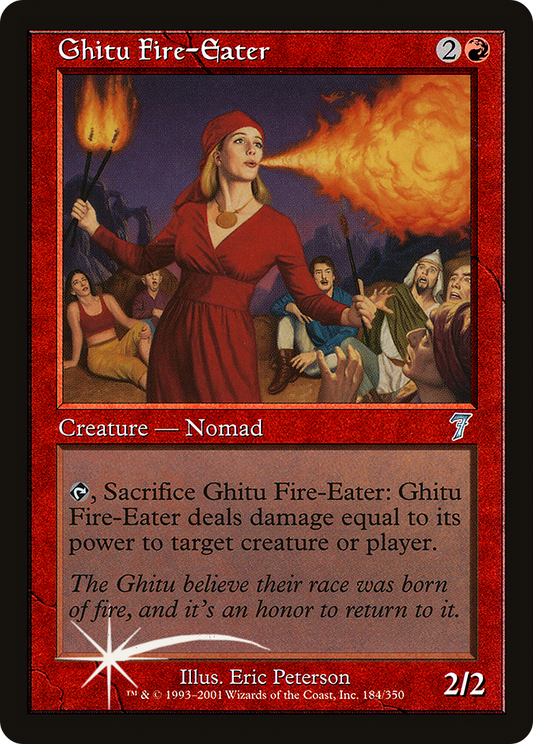 Ghitu Fire-Eater (7ED-184★) (Foil)