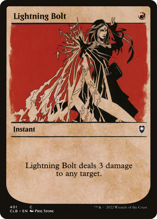Lightning Bolt (CLB-401) (Showcase) (Foil)