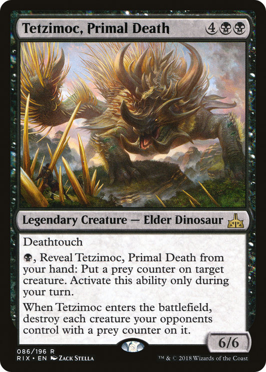 Tetzimoc, Primal Death (RIX-086)