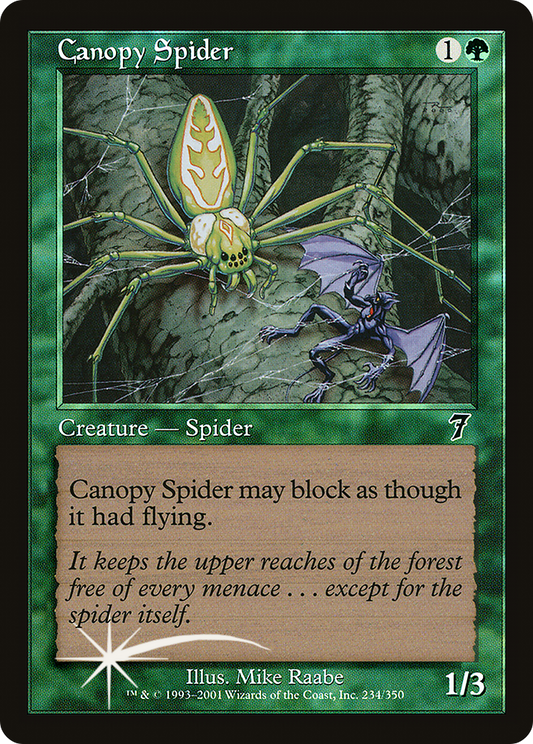 Canopy Spider (7ED-234★) (Foil)