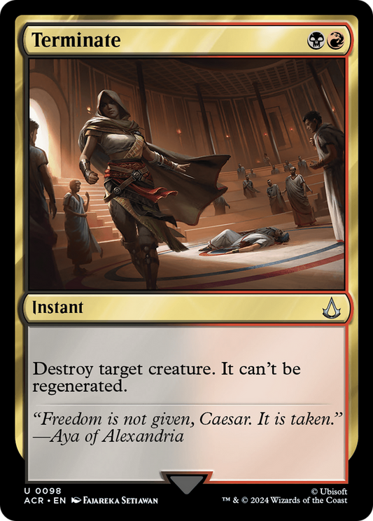 Terminate (ACR-098)