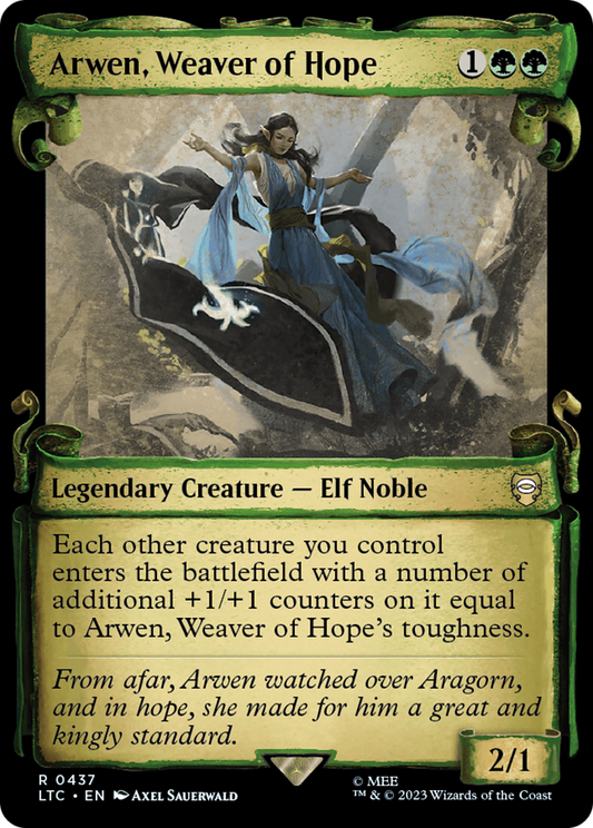 Arwen, Weaver of Hope (LTC-437) (Showcase) (Scroll) (Foil)