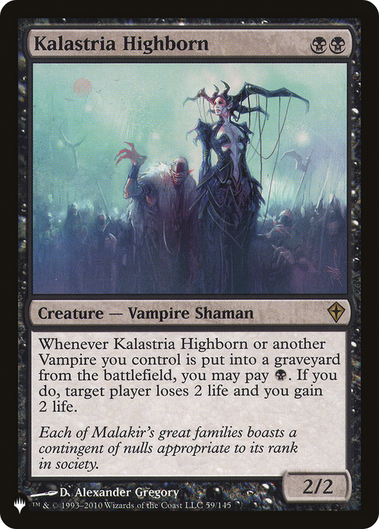 Kalastria Highborn (LIST-WWK-59)