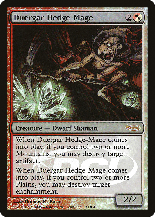 Duergar Hedge-Mage (WPN-019) (Foil)