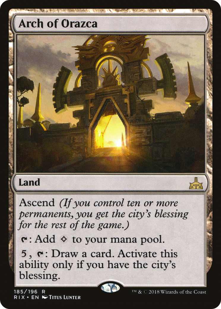 Arch of Orazca (RIX-185) (Foil)