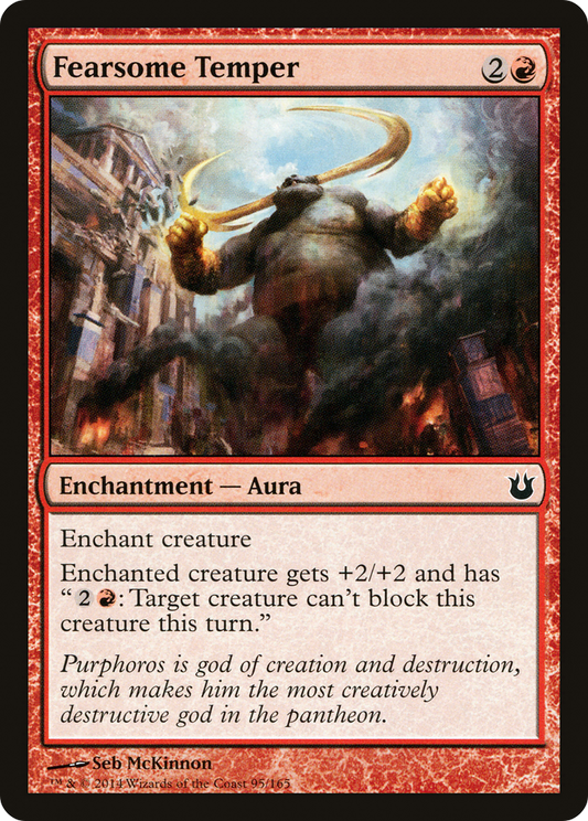 Fearsome Temper (BNG-095) (Foil)