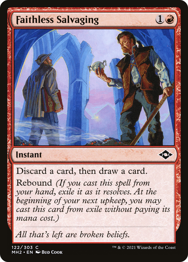 Faithless Salvaging (MH2-122) (Foil)