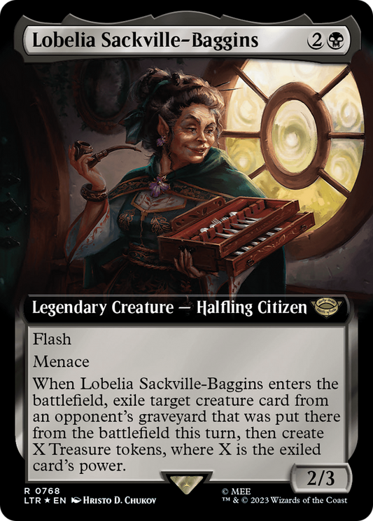Lobelia Sackville-Baggins (LTR-768) (Extended Art) (Surge Foil)