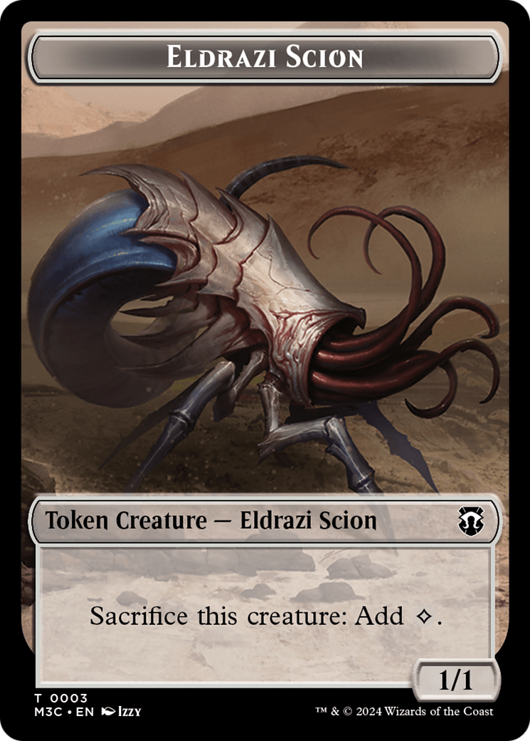 Eldrazi Spawn (Ripple Foil) // Eldrazi Scion Double-Sided Token (M3C-38 // 3)