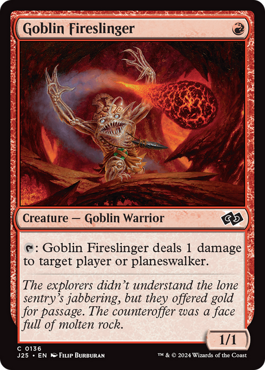 Goblin Fireslinger (J25-136)