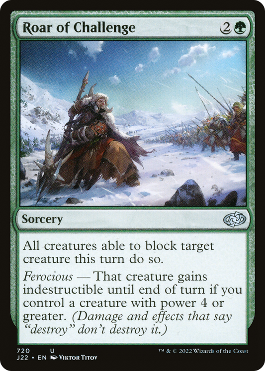 Roar of Challenge (J22-720)
