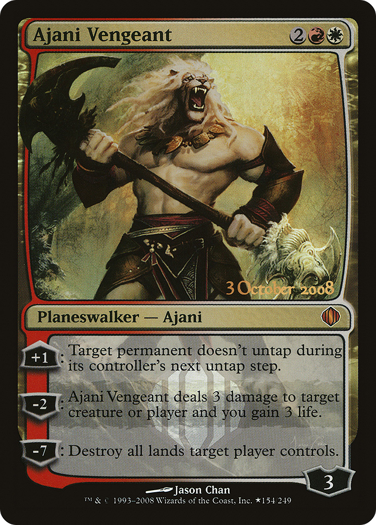 Ajani Vengeant (LARP-154★) (Foil)