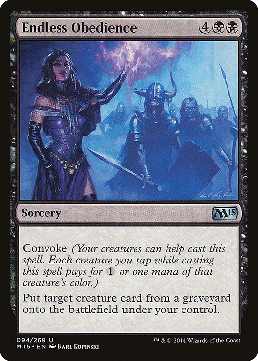 Endless Obedience (M15-094) (Foil)