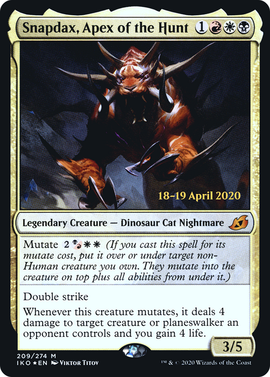 Snapdax, Apex of the Hunt (PRE-209S) (Foil)