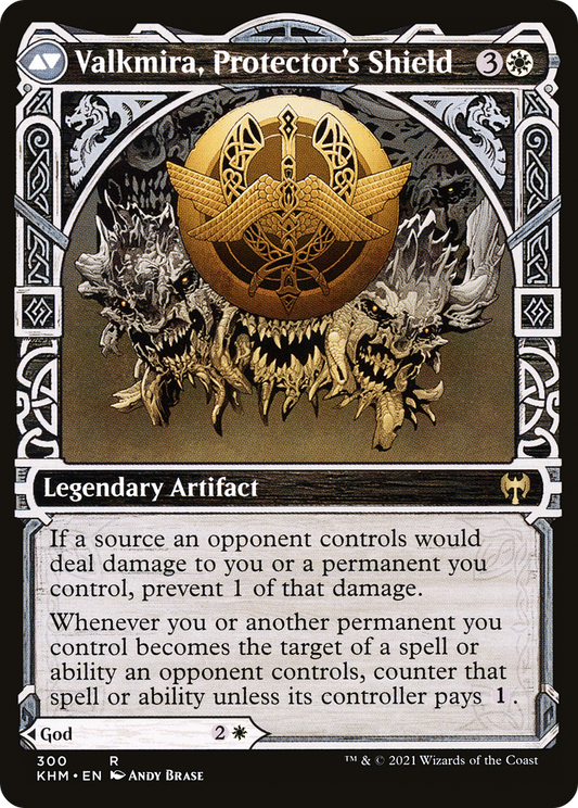 Reidane, God of the Worthy // Valkmira, Protector's Shield (KHM-300) (Showcase) (Foil)