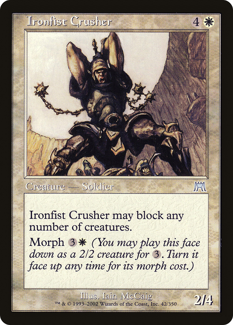 Ironfist Crusher (ONS-042) (Foil)
