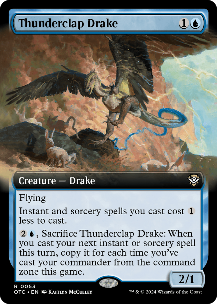 Thunderclap Drake (OTC-053) (Extended Art)