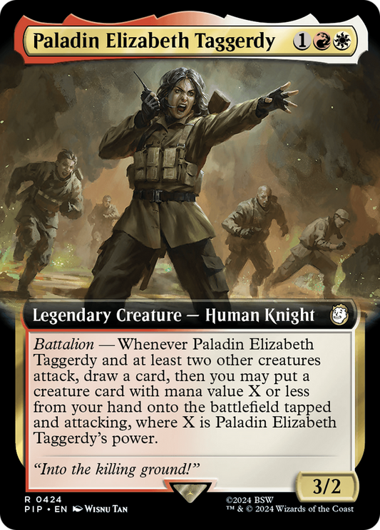 Paladin Elizabeth Taggerdy (PIP-424) (Extended Art) (Foil)