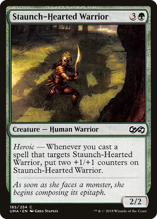 Staunch-Hearted Warrior (UMA-185) (Foil)