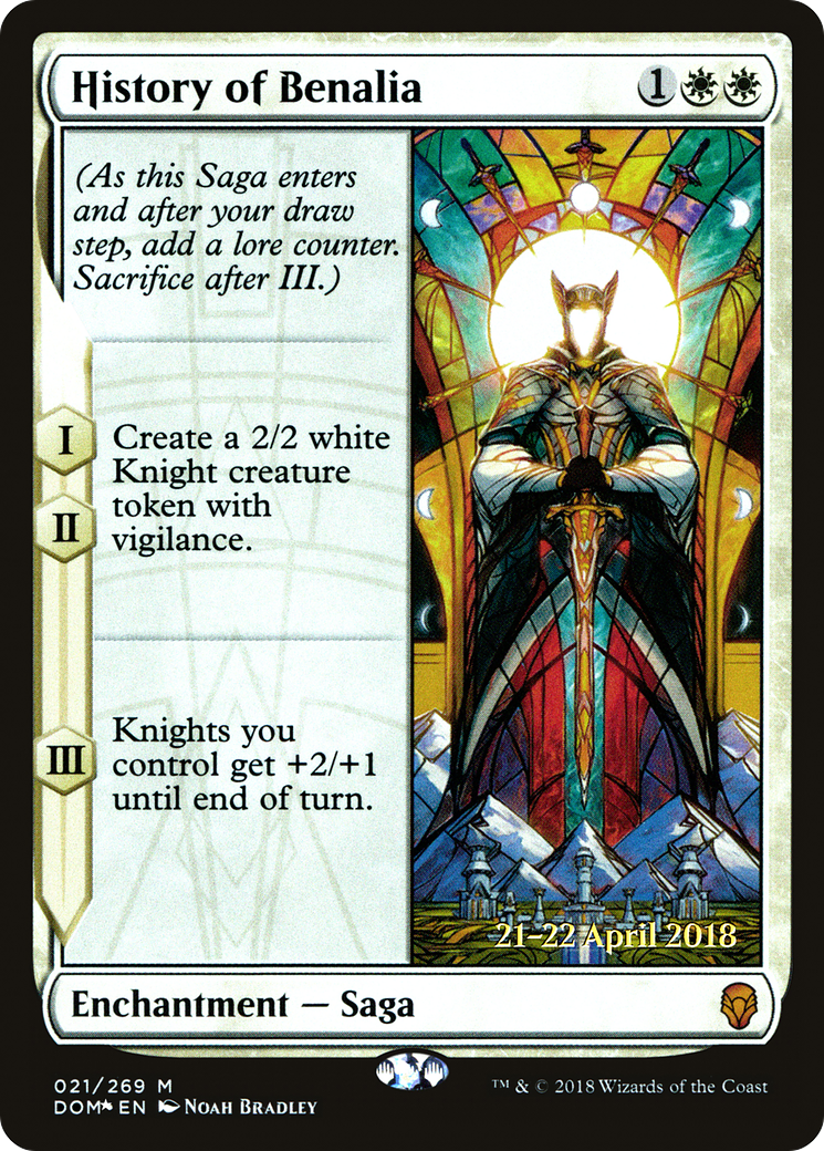 History of Benalia (PRE-21S) (Foil)