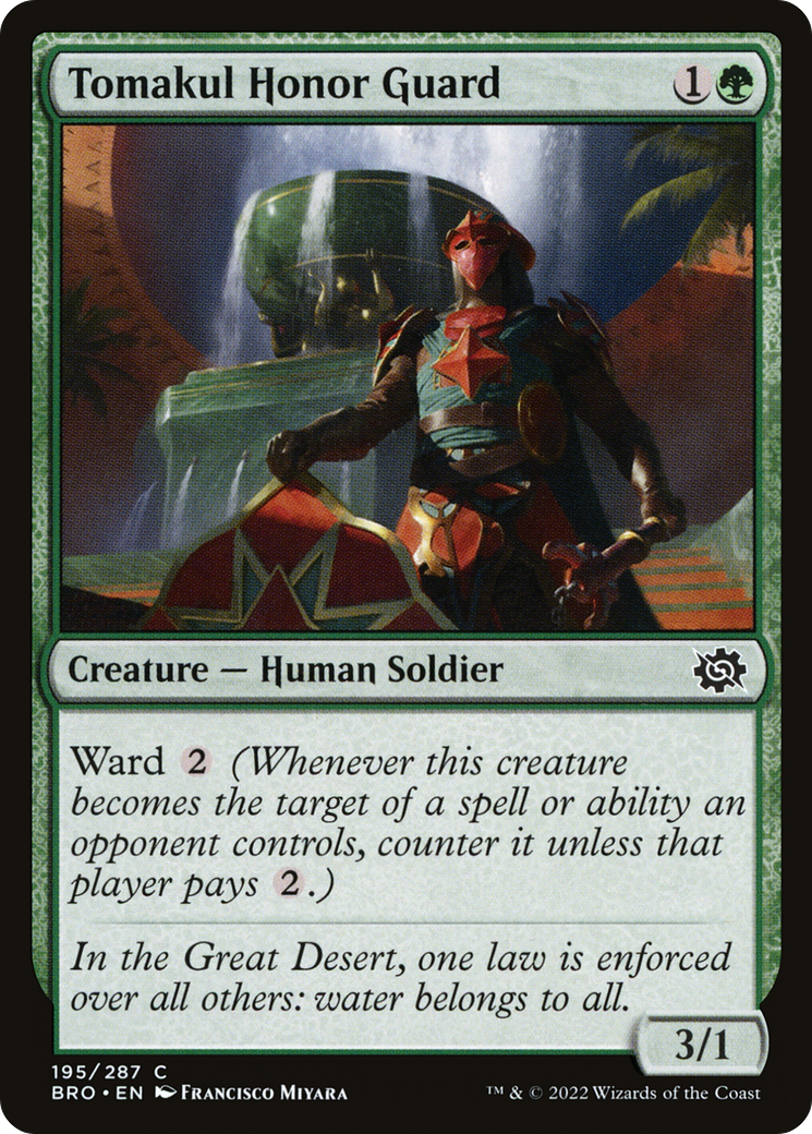 Tomakul Honor Guard (BRO-195) (Foil)