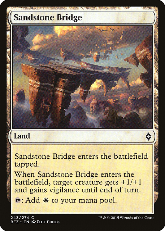 Sandstone Bridge (BFZ-243) (Foil)