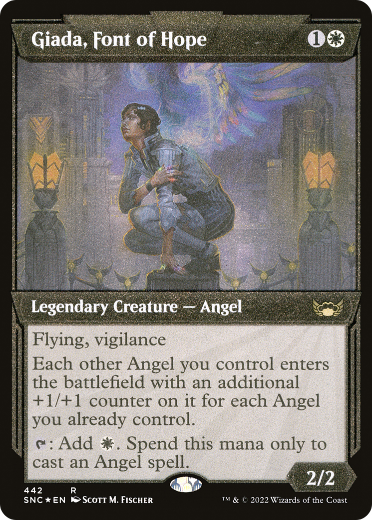 Giada, Font of Hope (SNC-442) (Showcase) (Etched Foil)