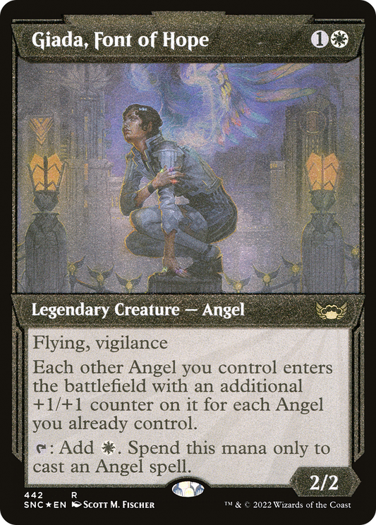 Giada, Font of Hope (SNC-442) (Showcase) (Etched Foil)