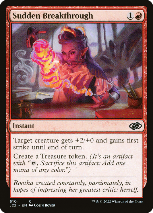 Sudden Breakthrough (J22-610)