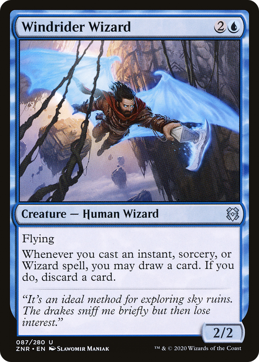 Windrider Wizard (ZNR-087) (Foil)