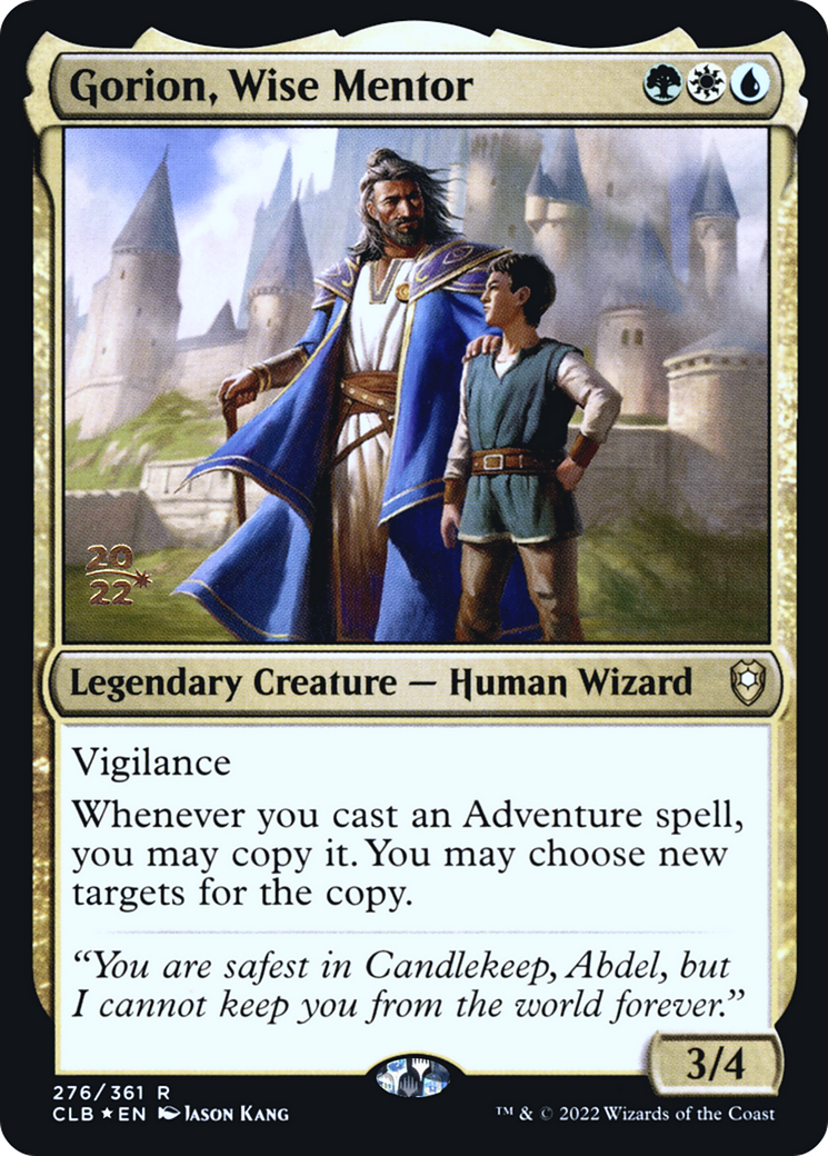 Gorion, Wise Mentor (PRE-276S) (Foil)