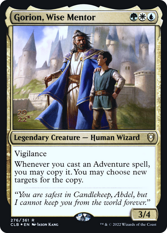 Gorion, Wise Mentor (PRE-276S) (Foil)