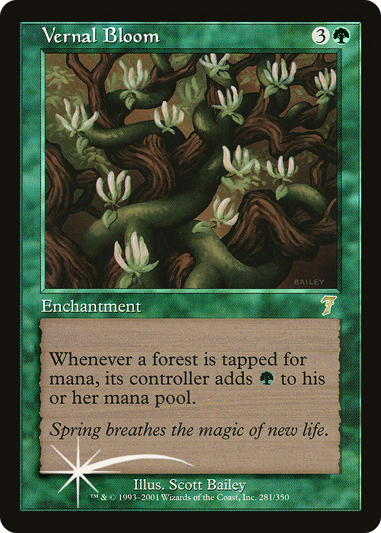Vernal Bloom (7ED-281★) (Foil)
