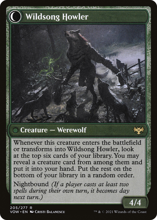 Howlpack Piper // Wildsong Howler (VOW-205) (Foil)