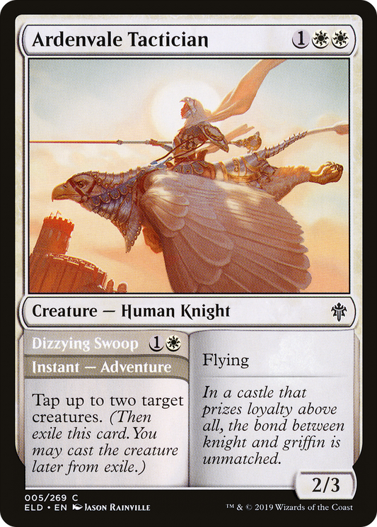 Ardenvale Tactician // Dizzying Swoop (ELD-005)