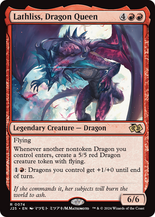 Lathliss, Dragon Queen (J25-074)