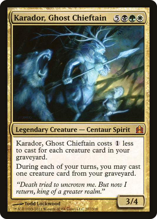 Karador, Ghost Chieftain (CMD-207)