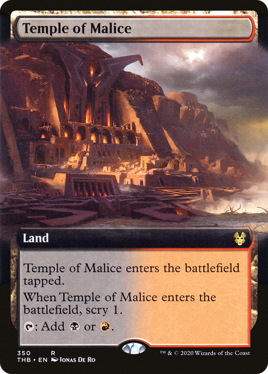 Temple of Malice (THB-350) (Extended Art) (Foil)