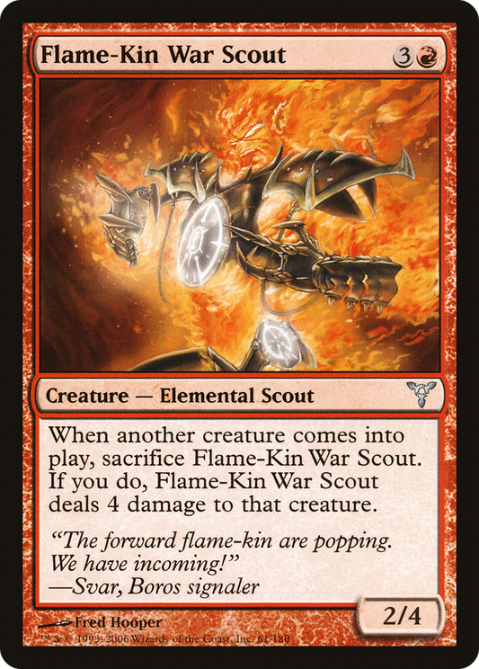 Flame-Kin War Scout (DIS-061) (Foil)