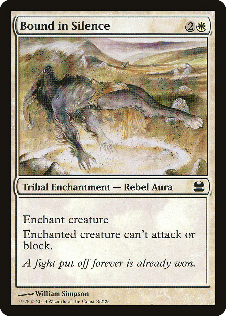 Bound in Silence (MMA-008) (Foil)